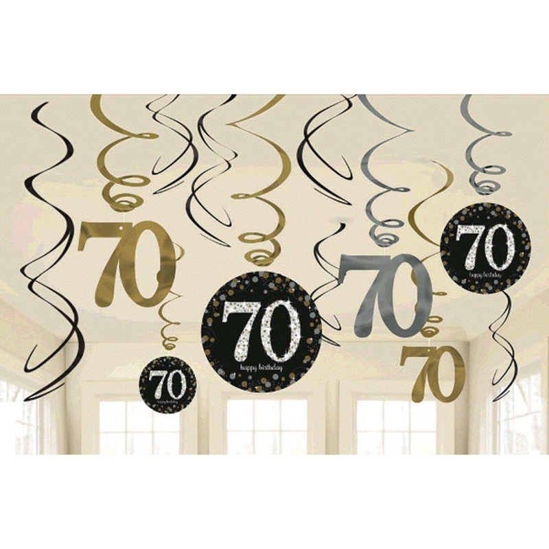 70th Sparkling Celeb - Swirls 12/pkg