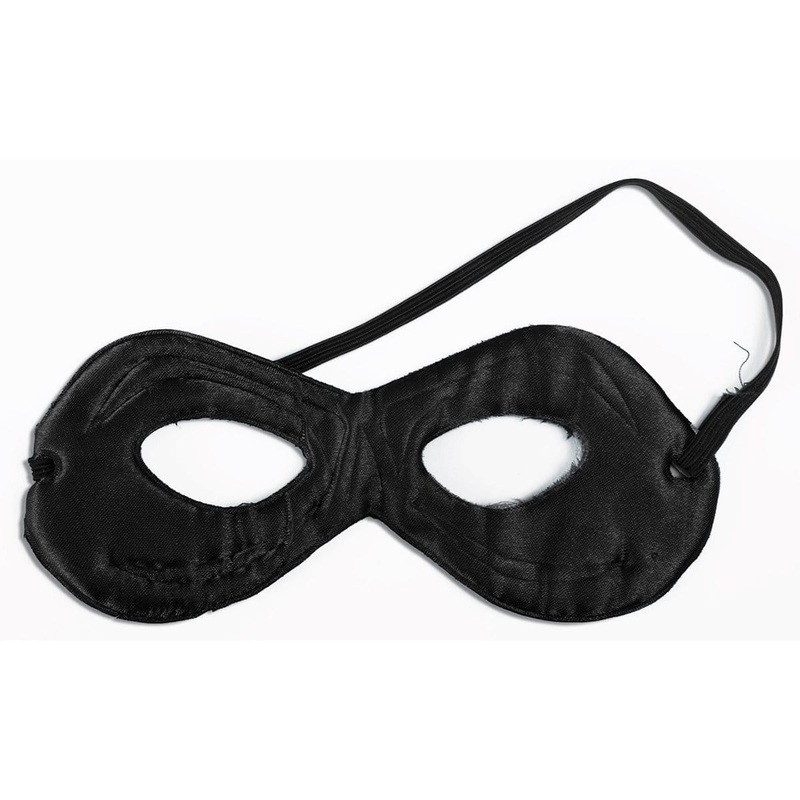 Black & red reversible eyemask for kids