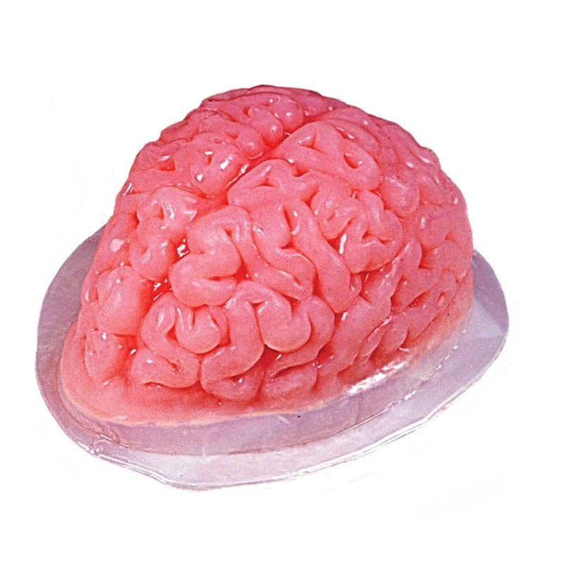 Brain-shaped mold