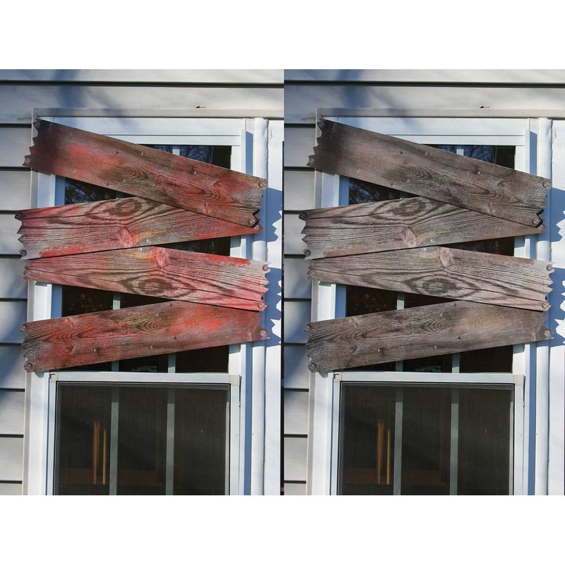 Haunted window boards, 4 per package
