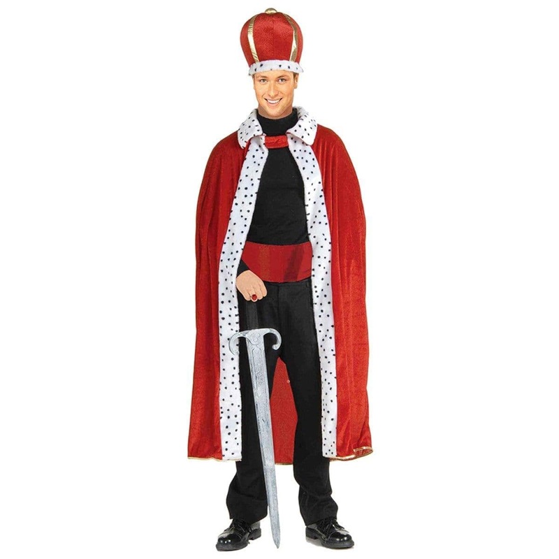 Red king accessory set for men