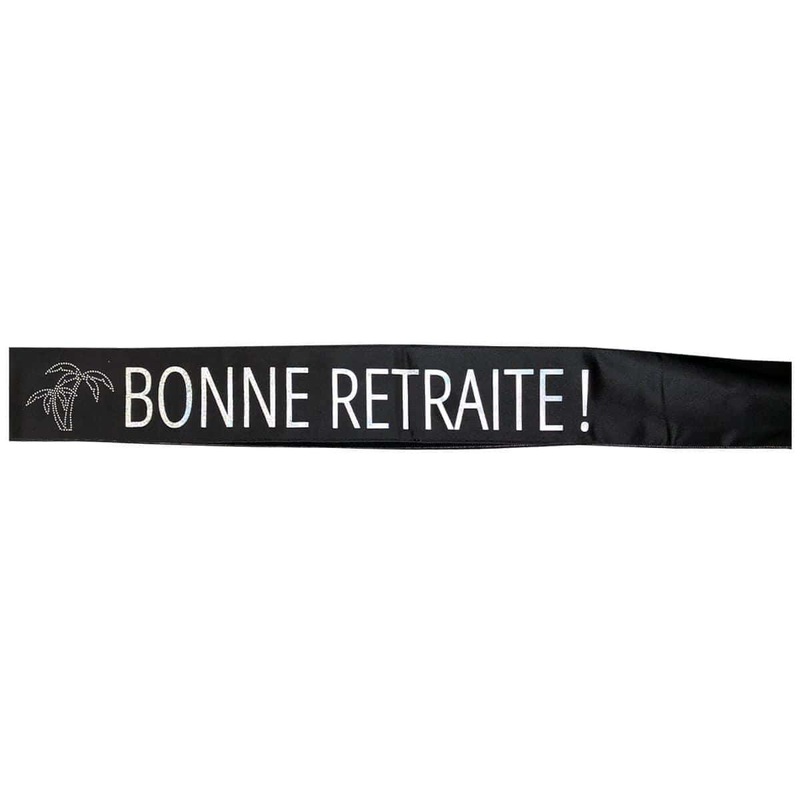 Sash - Bonne Retraite - Black