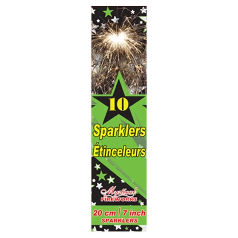 Sparklers 7 in. 10/pkg