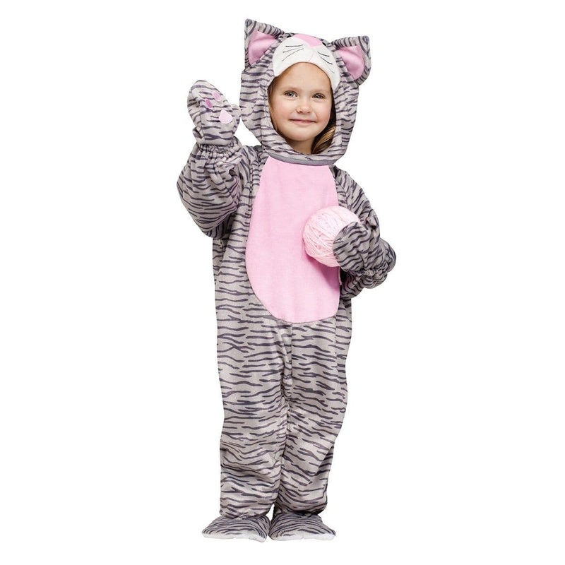 Little Striped Kitten Costume for Toddlers 3T-4T