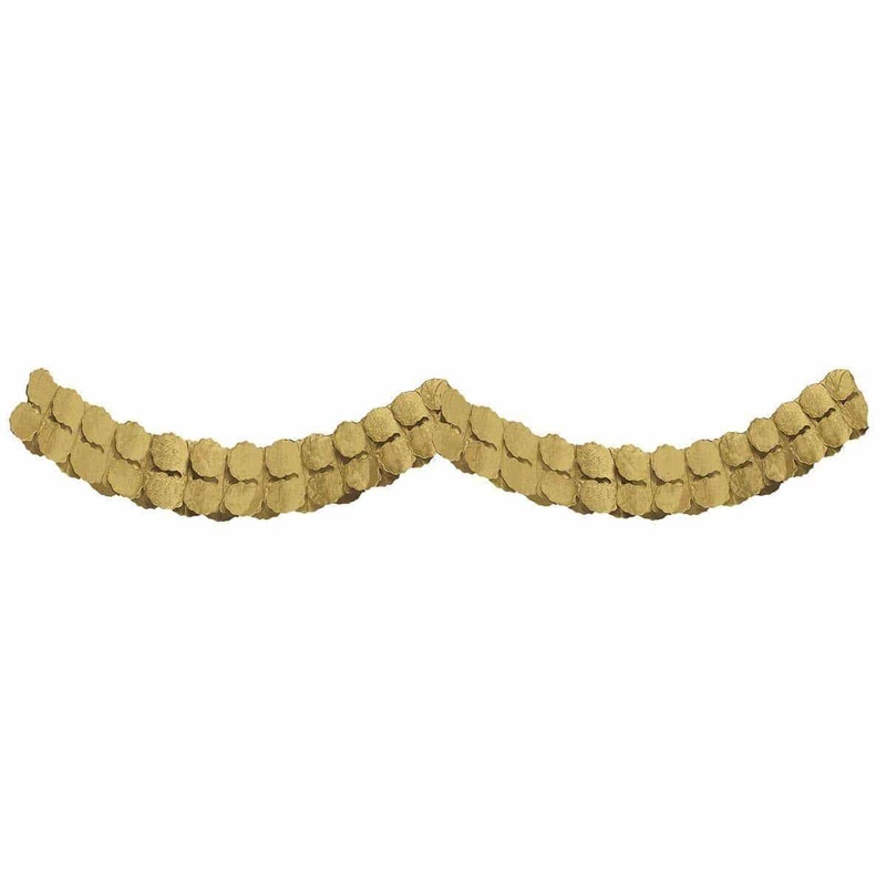 Paper Garland - Gold 12 Ft