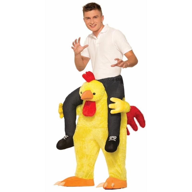 Chicken Fight Costume for Adults One Size