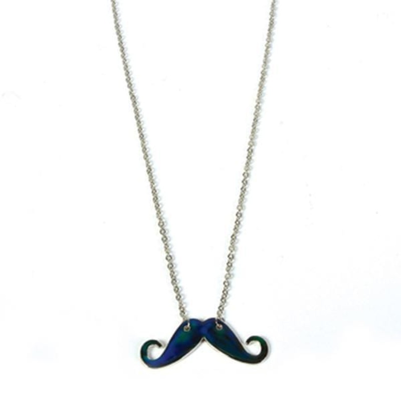 Mustache Mood Necklace
