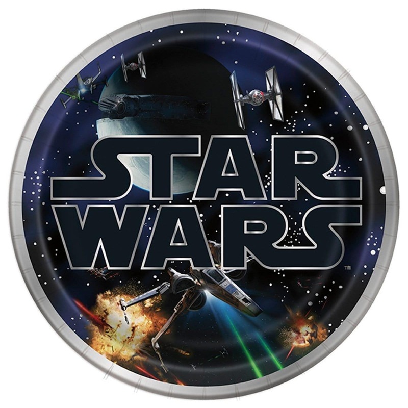 Star Wars Dinner Plates 9 inches, 8 per package