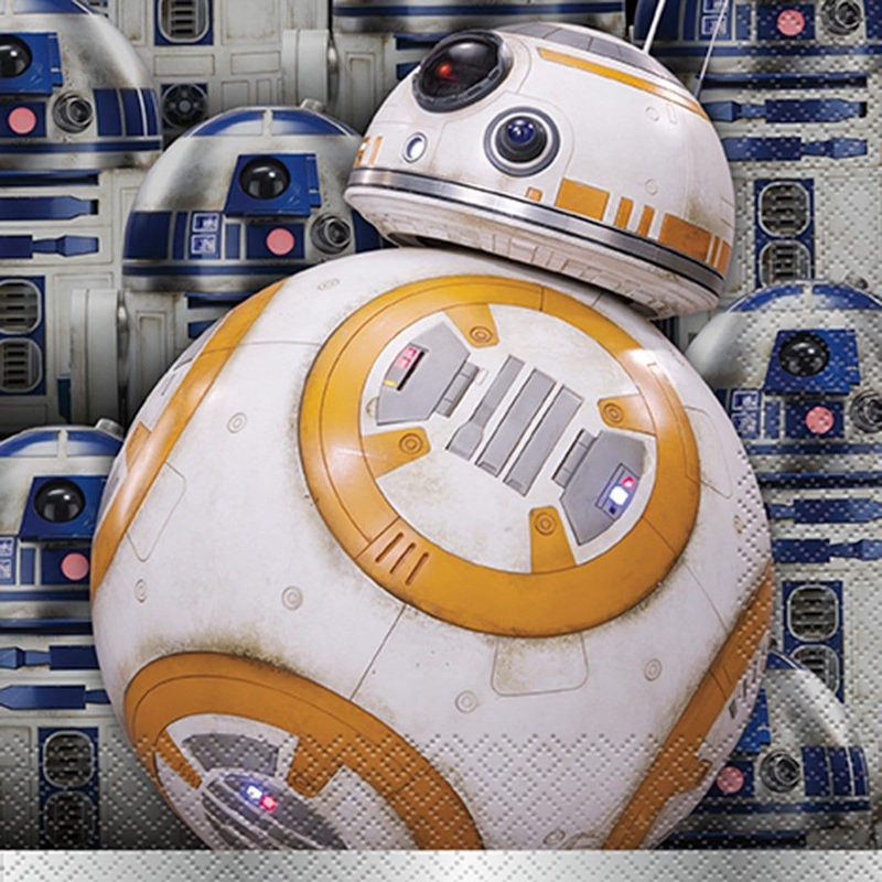 Star Wars lunch napkins, 16 per package