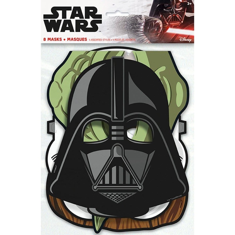 Star Wars paper masks, 8 per package