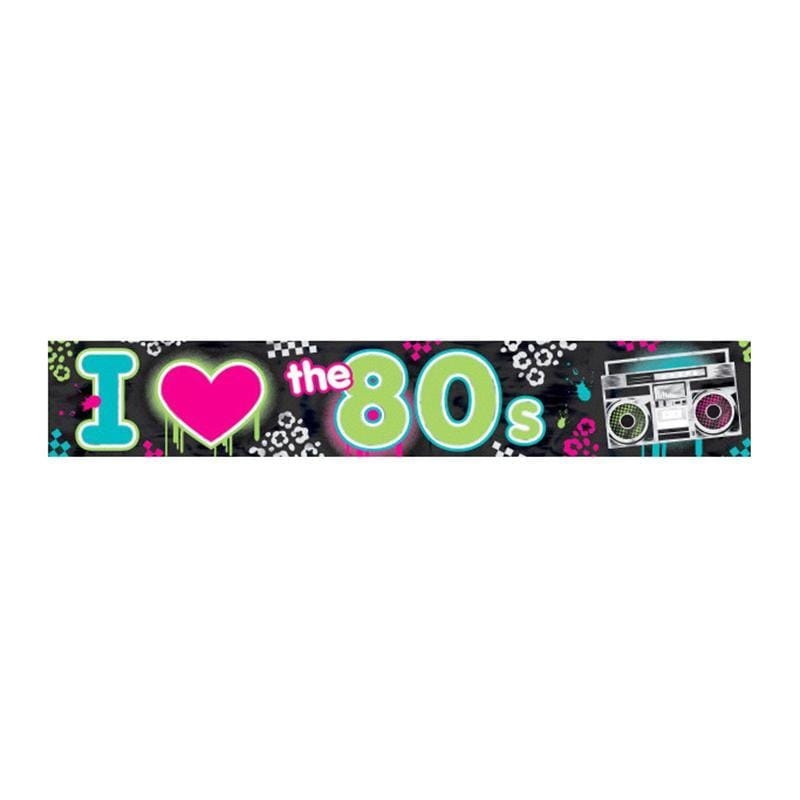 80's Foil Banner