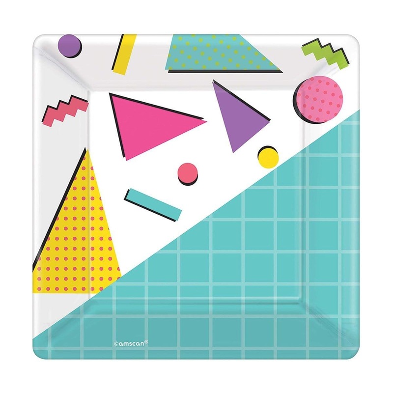 Awesome Party Paper Plates 7 Inches, 8 per Package