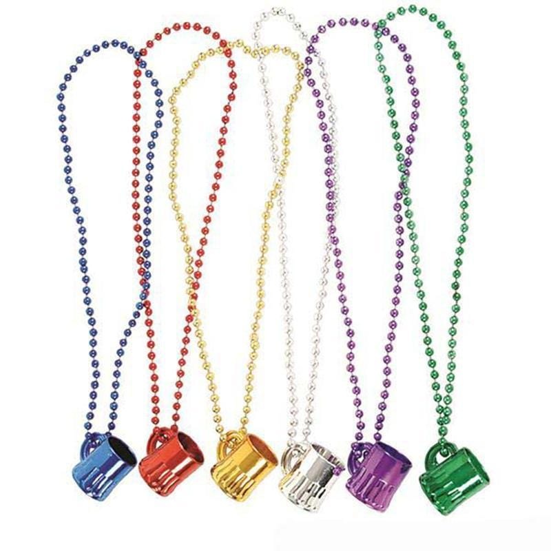 Beer Mug Beads 33 in. Asst.