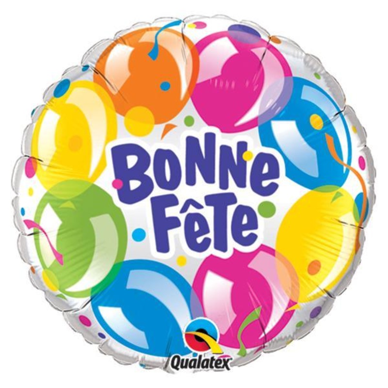 Bonne Fte Sparkle Balloons Foil Balloon, 18 Inches