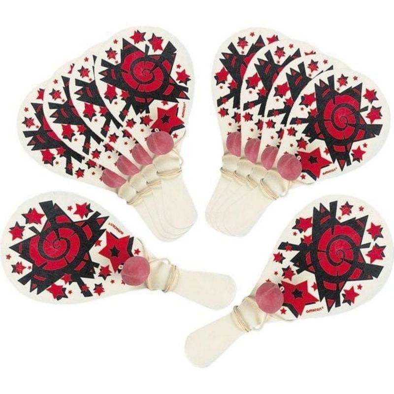 Classic paddle balls, 7 per package