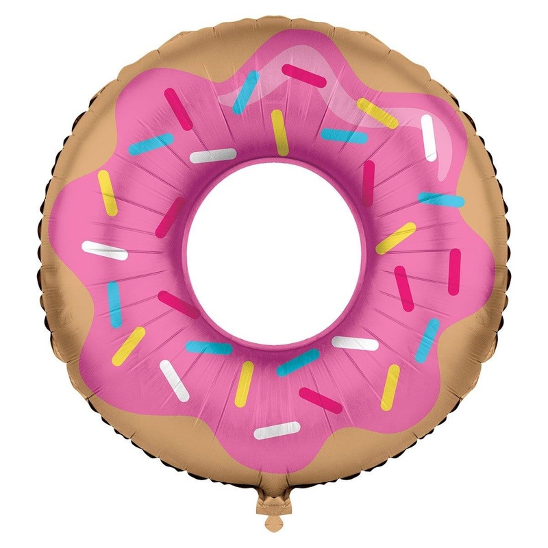 Donut Time Foil Balloon, 18 Inches