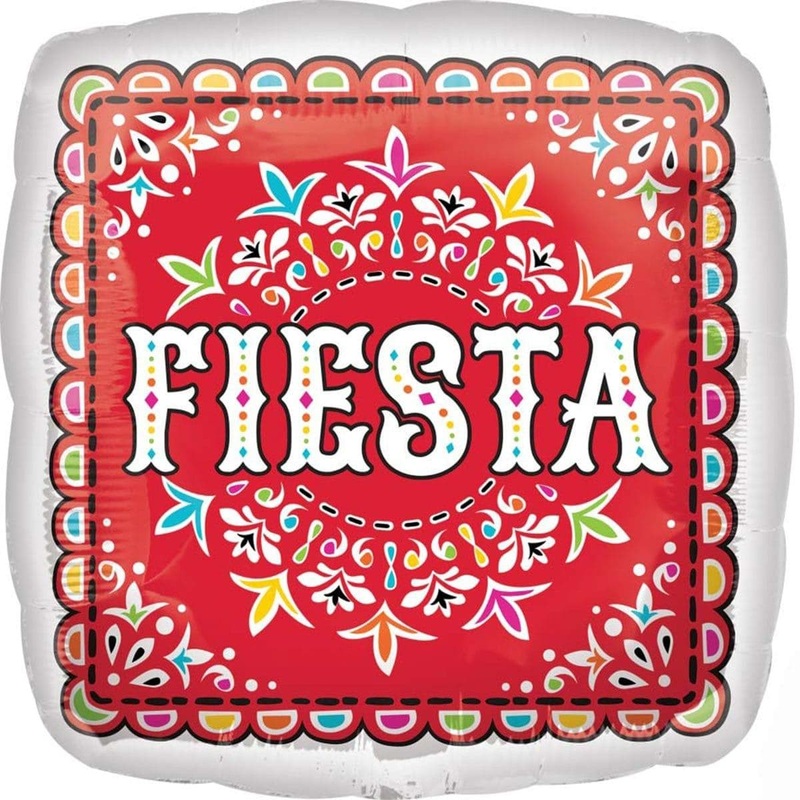 Fiesta Foil Balloon, 18 Inches