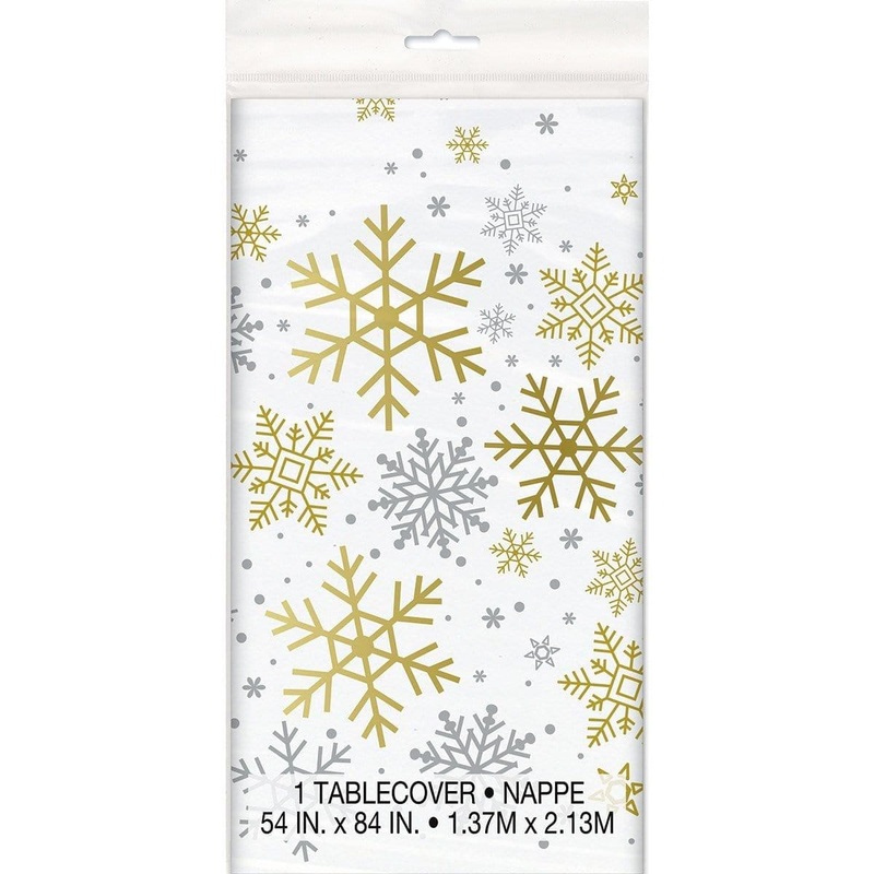 Holiday Snowflakes - Tablecover 54 X 84 In.