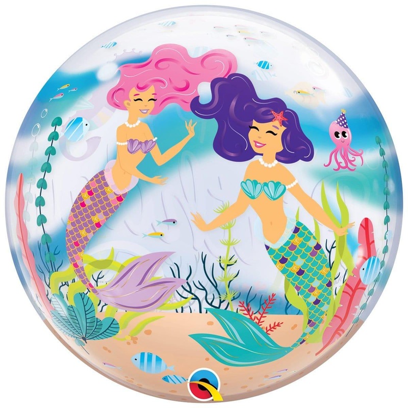 Mermaid Birthday Party Bubble Balloon
