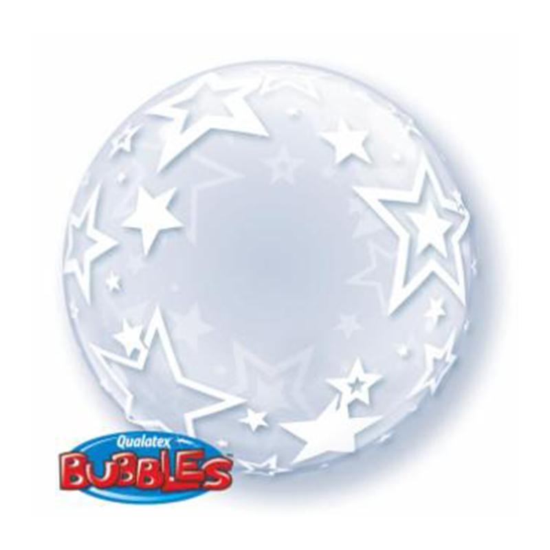 Stylish Stars Bubble Deco. Balloon