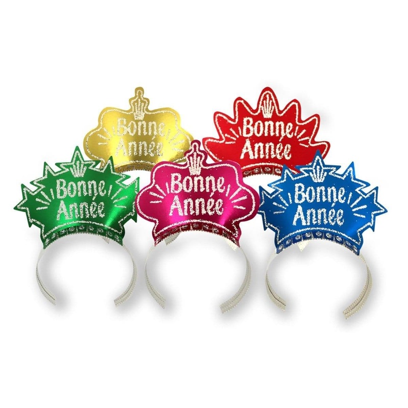 "Bonne Anne" Glittered Tiara