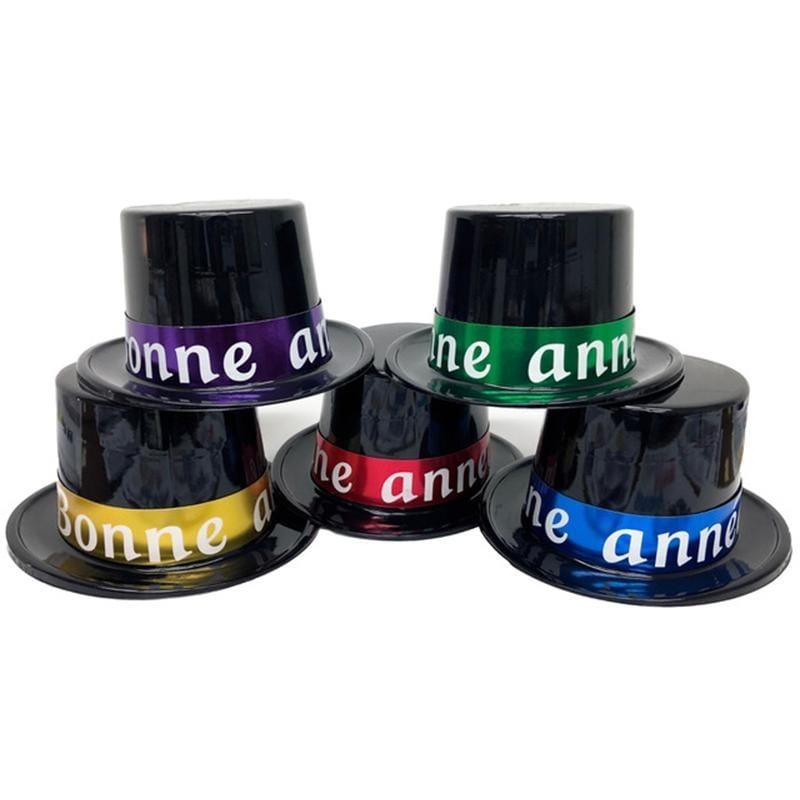 "Bonne Anne" Top Hat With Foil Assortement