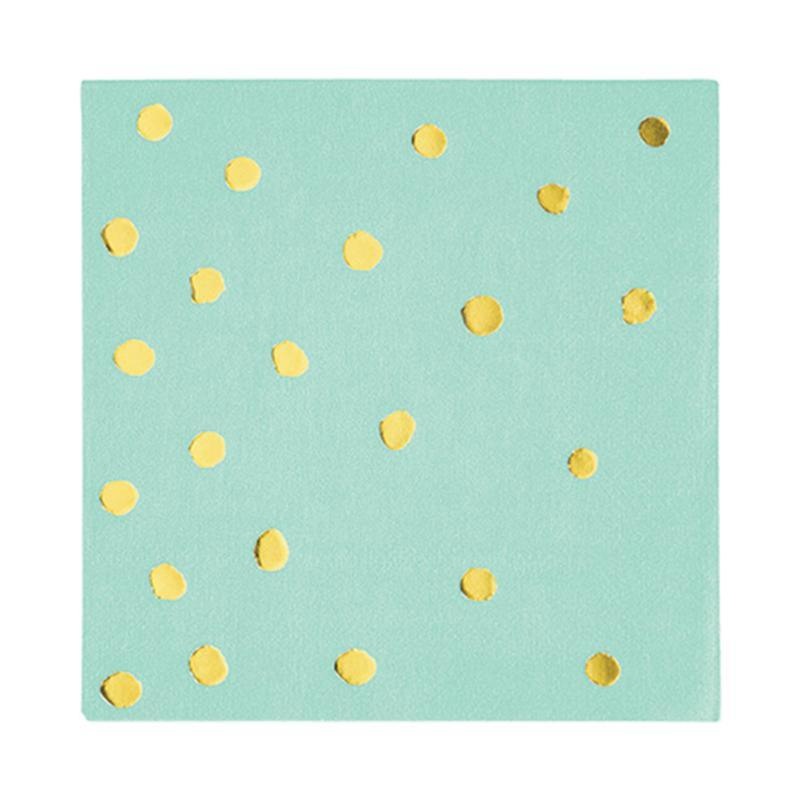 Fresh Mint Beverage Napkins, 16 per Package