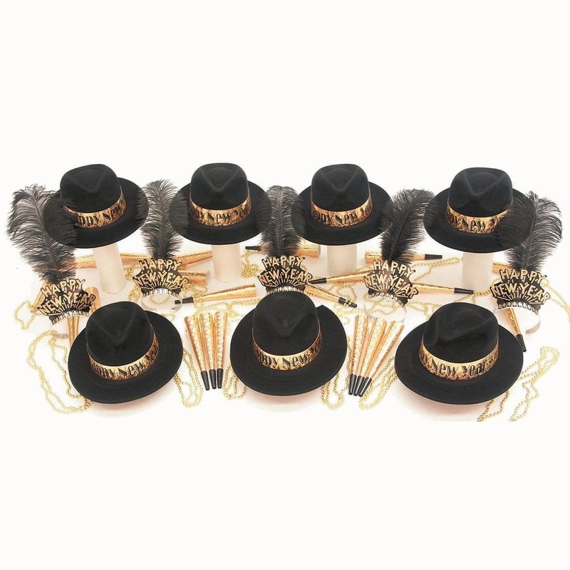 Gold Prism Party Kit For 10 People
