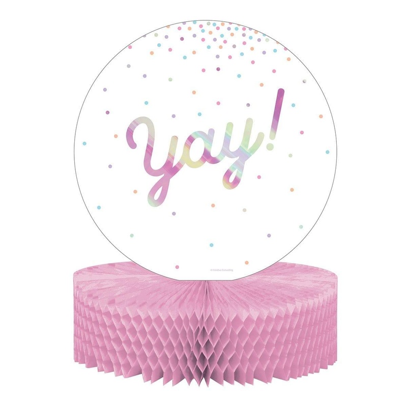 Iridescent Honeycomb Centerpiece