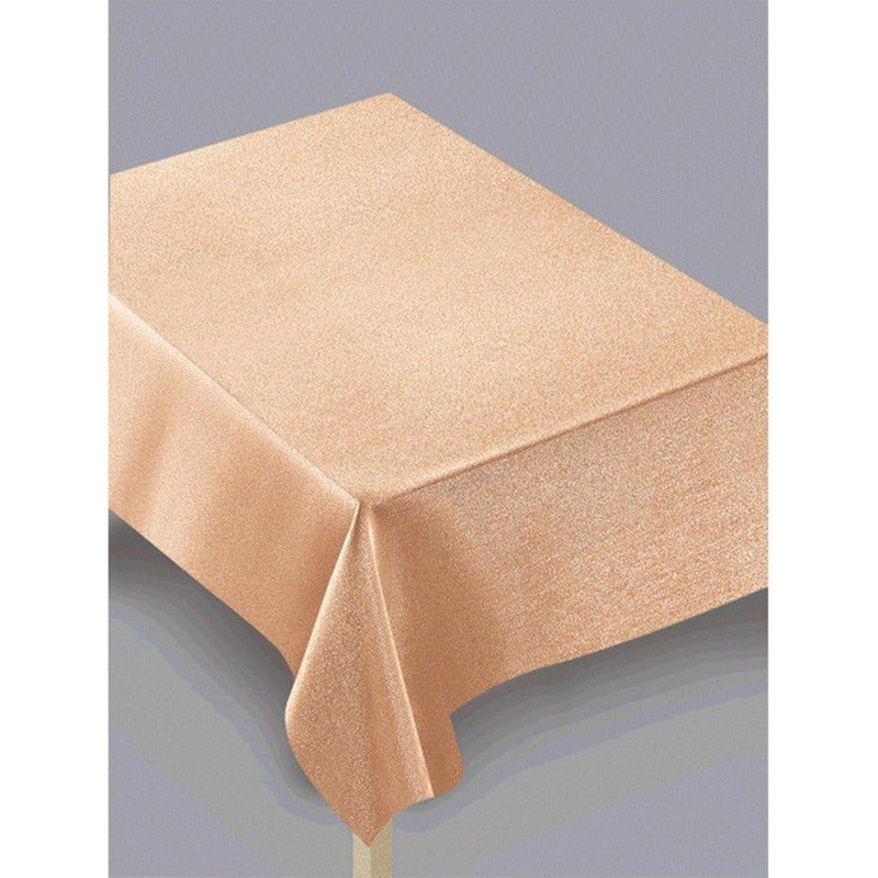 Metallic Tablecloth - Rose Gold
