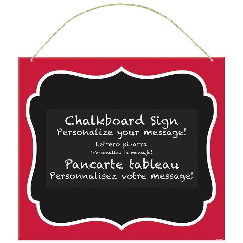 Picnic Party Chalkboard Sign with Hanger