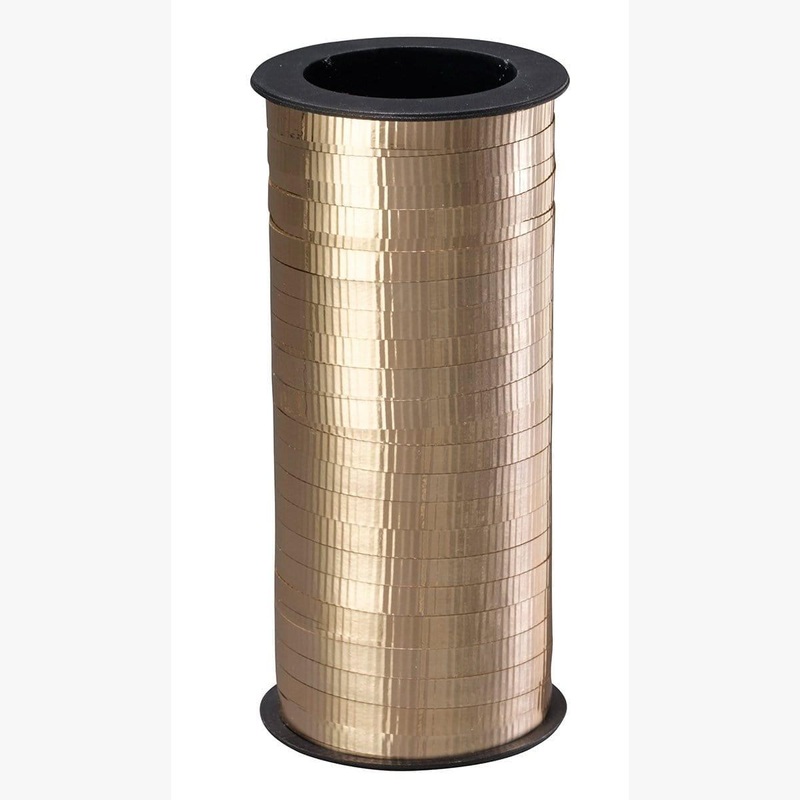 Rose Gold Holographic Curling Ribbon, 3/16 Inches X 100 Yds