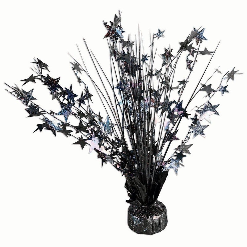 Centerpieces 15 In. Star - Black