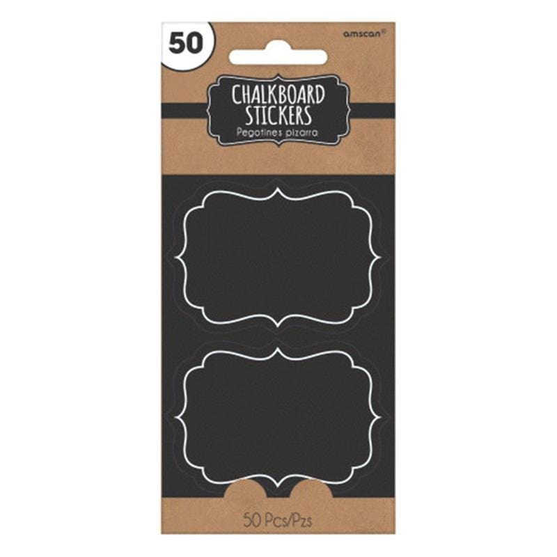 Chalkboard Style Paper Stickers, 50 per Package