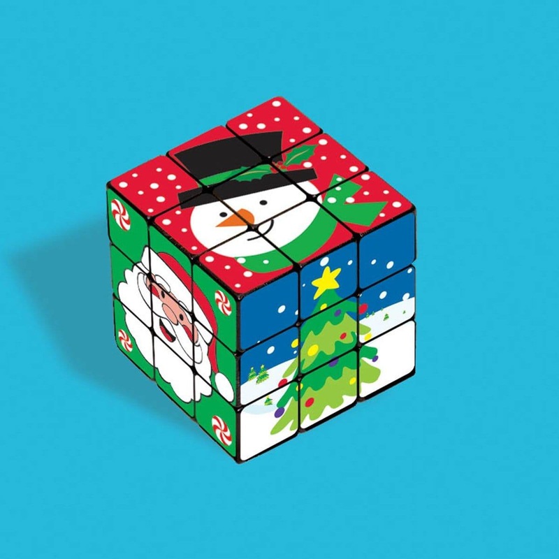 Christmas Puzzle Cube, 6 Count