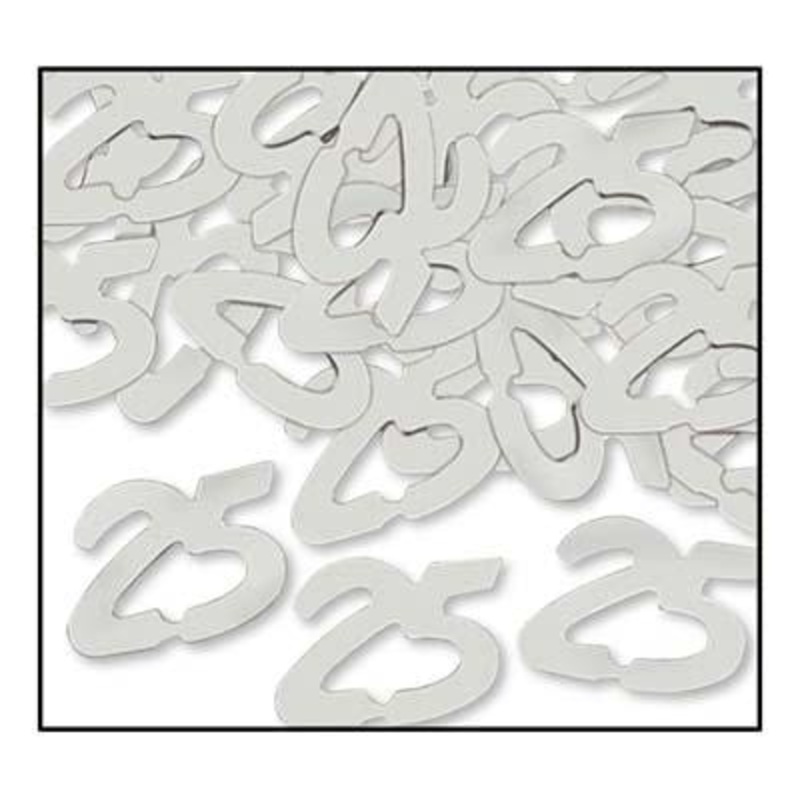 Confetti Number 25 - 25th Anniversary