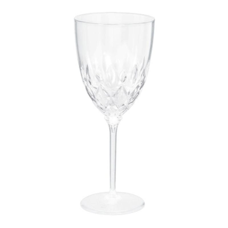 Crystal Look Wine Glass 8/pkg