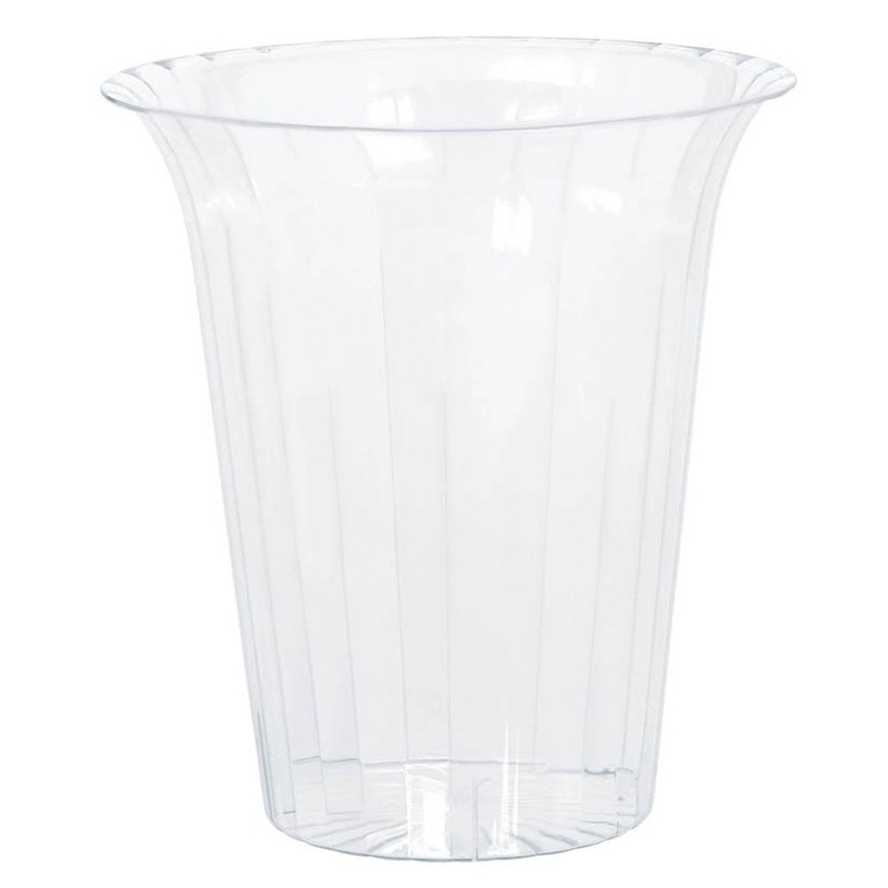 Flared Cylinder - Medium 5.9 In. - Clear