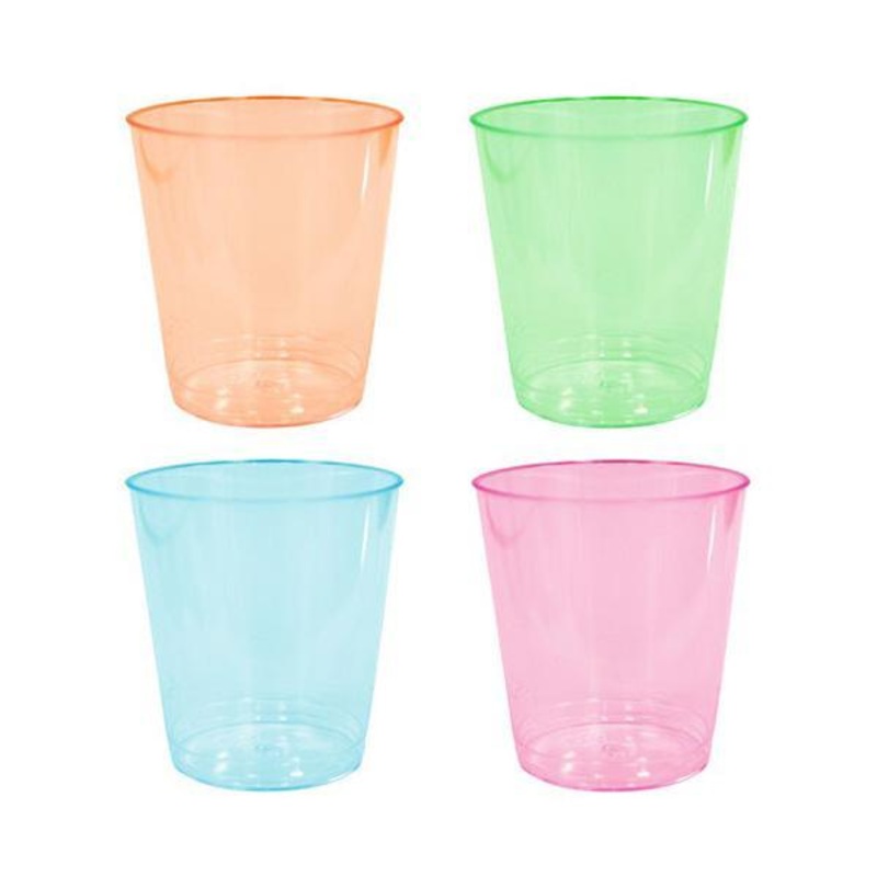 Mix Tumblers - Neon 2 oz 60/pkg