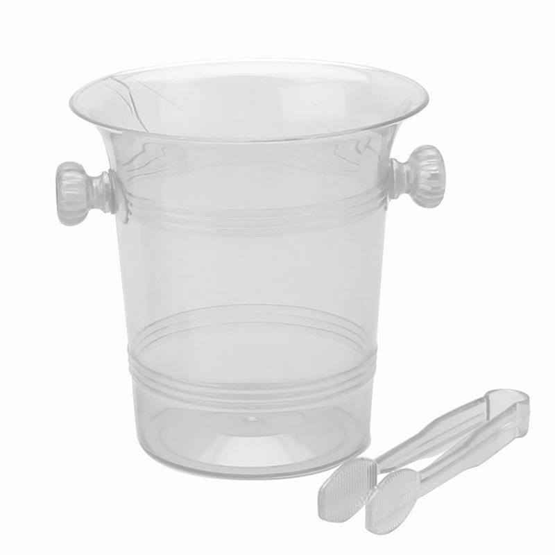 Plastic Bucket - Clear 6 in.