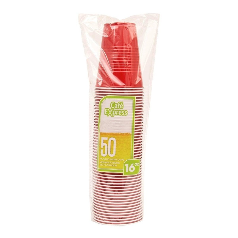 Plastic Cups 50/pkg - Red