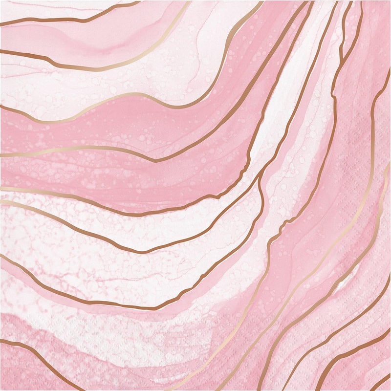 Ros All Day Geode Lunch Napkins, 16 per Package