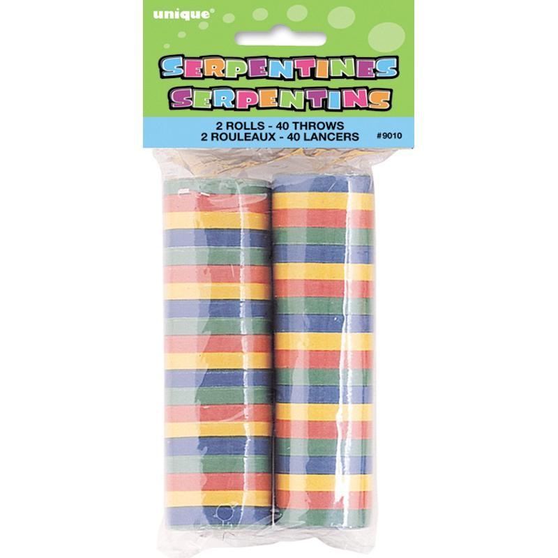 Serpentines - Multicolor 2/pkg.