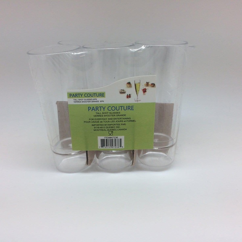Shot Glasses - Clear 6/pkg.
