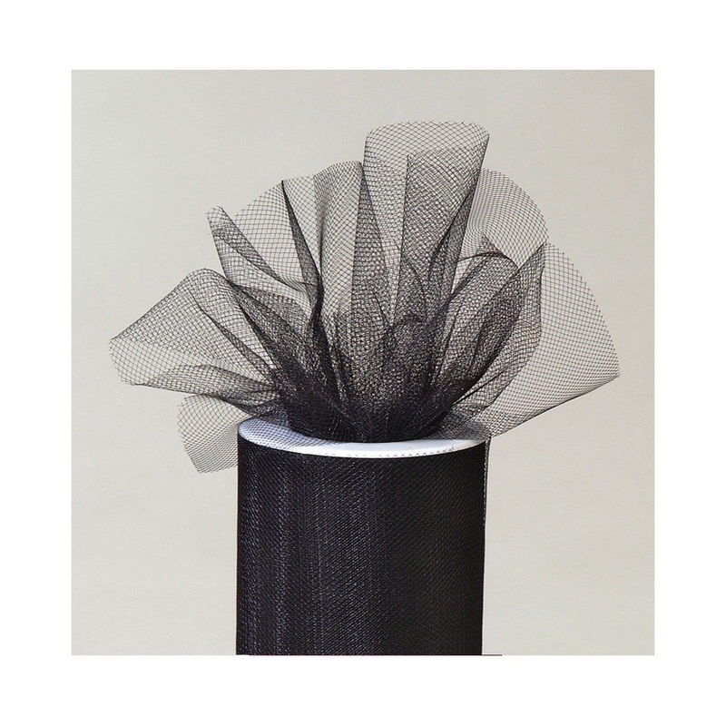 Tulle Roll - Black 6.5 in. x 25 yds