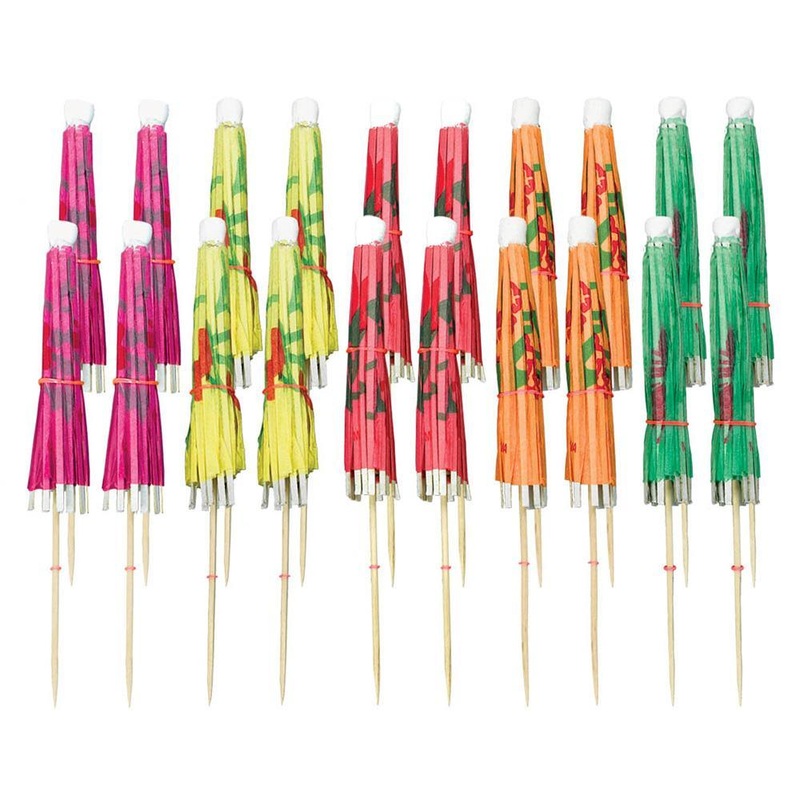 Umbrella Picks - Assorted Colors 20/pkg.