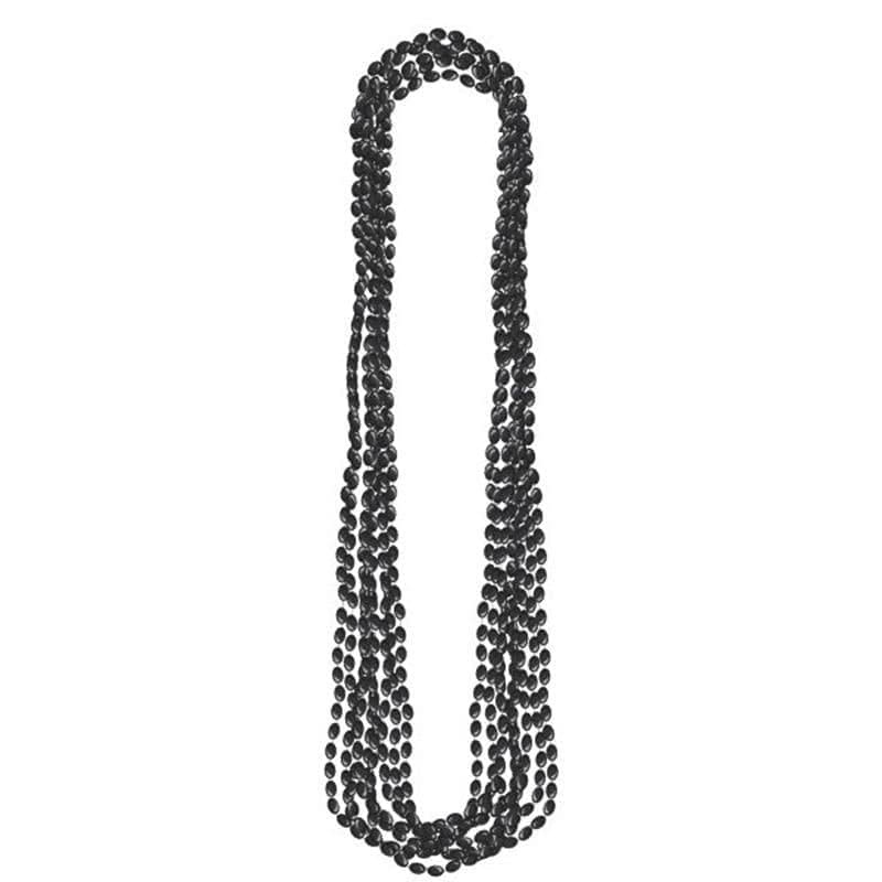 Beads Necklace 8/pkg - Black