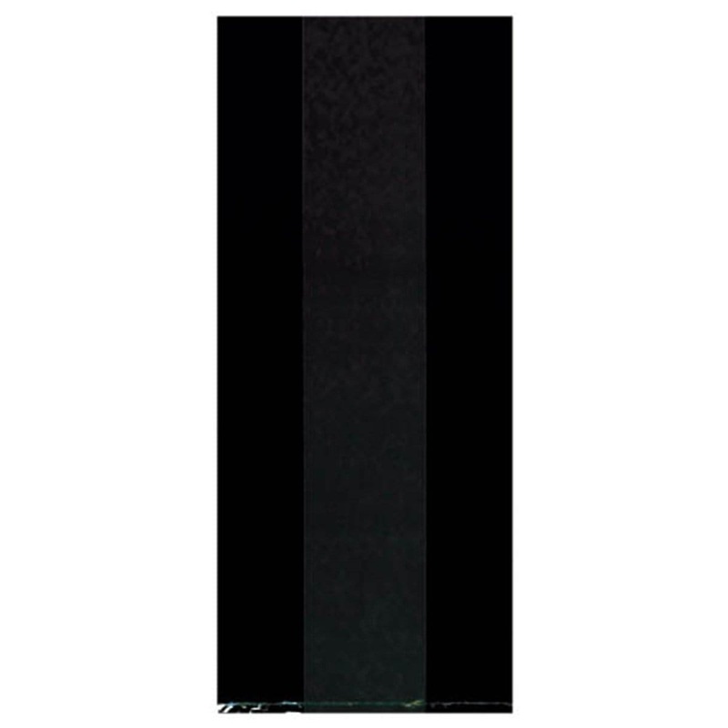 Cello Bags - Black 9.5 x 4 x 2.25 in. 25/pkg