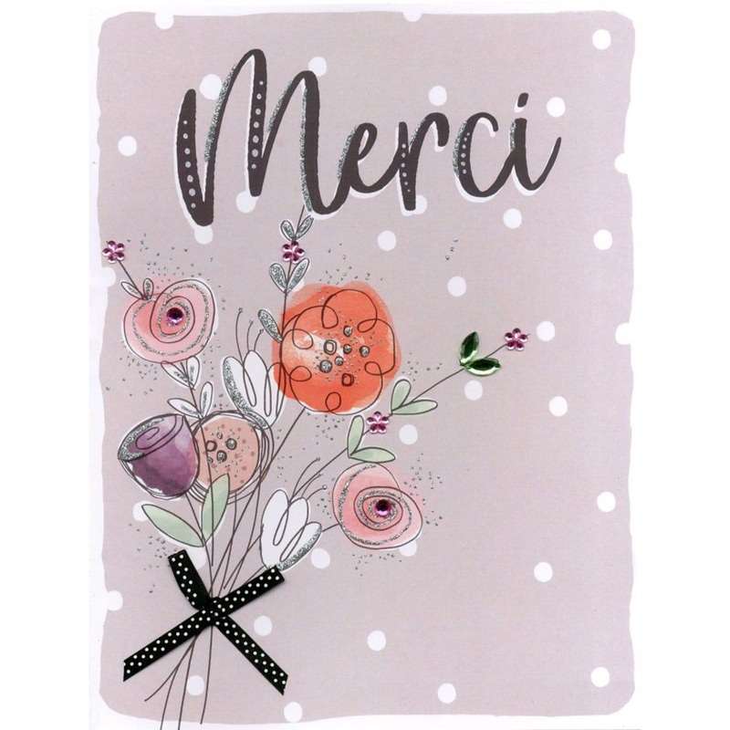 Gigantic Card - Merci Flowers