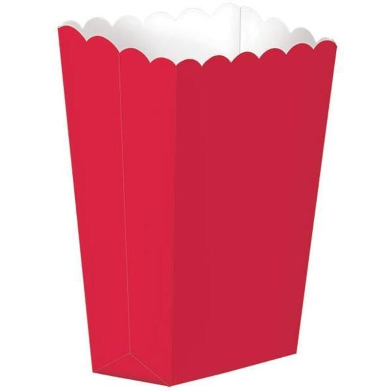 Popcorn Box - Red 5/pkg